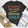 My Daughter In Law Is My Favorite Child Fathers Day In Law T-shirt Personalized Gifts