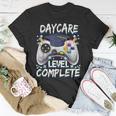Daycare Level Complete Gamer Class Of 2023 Graduation Unisex T-Shirt Funny Gifts