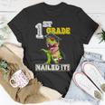 Dinosaur Graduation Hat First Grade Nailed It Class Of 2034 Unisex T-Shirt Unique Gifts