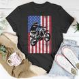 Dirt Bike American Flag Motocross Biker For 4Th Of July Usa Unisex T-Shirt Unique Gifts