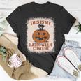 Dog Great Dane This Is My Halloween Costume Funny Great Dane Pumpkin Unisex T-Shirt Unique Gifts