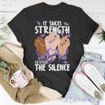 Domestic Violence Awareness Break The Silence T-Shirt Funny Gifts
