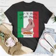 Dont Be Upsetti Eat Some Spaghetti Funny Italian Hand Meme Unisex T-Shirt Unique Gifts