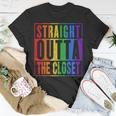 Dont Hide Your Gay Les Bi Tran - Come Outta The Closet Lgbt Unisex T-Shirt Unique Gifts