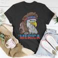 Eagle Mullet 4Th Of July Usa American Flag Eagle Merica Unisex T-Shirt Unique Gifts
