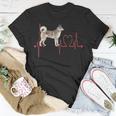 East Siberian Laika Dog Heartbeat Ekg My Dogs Are My Cardio T-Shirt Unique Gifts