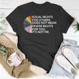 Equal Rights For Others Its Not Pie Lgbt Ally Pride Month Unisex T-Shirt Unique Gifts