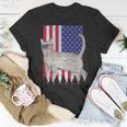 European Burmese Patriotic Cat Usa Pride American Flag Unisex T-Shirt Unique Gifts