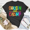 Family Camping Summer Vacation Crew Cousin Camp 2023 Unisex T-Shirt Unique Gifts