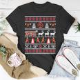 Firefighter Ugly Christmas Sweater Fireman Fire Department T-Shirt Unique Gifts