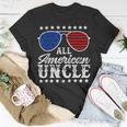 Funny All American Uncle Sunglasses Usa 4Th Of July Unisex T-Shirt Unique Gifts