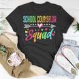 Funny School Counselor Squad Welcome Back To School Gift Unisex T-Shirt Unique Gifts