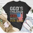 Gods Children Are Not For Sale Embracing Sound Of Freedom Freedom Funny Gifts Unisex T-Shirt Unique Gifts