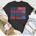 Gods Children Are Not For Sale Retro Trendy Quotes Quotes Unisex T-Shirt Unique Gifts