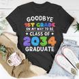 Goodbye 1St Grade Class Of 2034 Graduate 1St Grade Cute Unisex T-Shirt Unique Gifts
