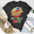 Grandpa Of The Birthday Boy Uno Daddy Papa 1St Bday T-Shirt Unique Gifts