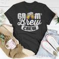 Grooms Brew Crew Groomsmen & Best ManT-Shirt Unique Gifts