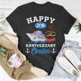 Happy 20Th Anniversary Cruise Funny Wedding Anniversary Unisex T-Shirt Personalized Gifts