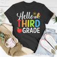 Hello Third Grade Team 3Rd Grade Back To School Teacher Kid Gifts For Teacher Funny Gifts Unisex T-Shirt Unique Gifts