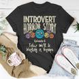 Horror Story Introvert Shy Antisocial Quote Creepy Halloween Halloween T-Shirt Unique Gifts