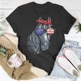 Horse 4Th Of July Horse Graphic American Flag Unisex T-Shirt Unique Gifts