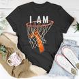 I Am 7 Basketball Themed 7Th Birthday Party Celebration Unisex T-Shirt Unique Gifts