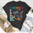 I Crushed Pre-K Monster Truck Graduation Cap Boys Girls Unisex T-Shirt Unique Gifts
