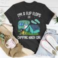 I’M Flip Flops And Camping Kinda Girl Traveling Lover Camp Unisex T-Shirt Unique Gifts