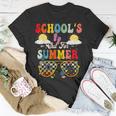 Is It Summer Break Yet Lunch Lady Last Day Of School Groovy Unisex T-Shirt Funny Gifts