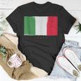 Italian Roots Flag Soccer Sports European Pride Unisex T-Shirt Unique Gifts
