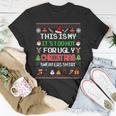 This Is My It's Too Hot For Ugly Christmas Sweaters Pixel T-Shirt Unique Gifts