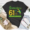 Jamaica 61St Independence Day Celebration Jamaican Flag Unisex T-Shirt Funny Gifts