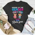 Keeper Of The Gender Pink Or Blue Gg Loves You Reveal Unisex T-Shirt Unique Gifts