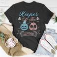 Keeper Of The Gender Pumpkin Thanksgiving Gender Reveal Unisex T-Shirt Unique Gifts