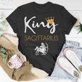 King Sagittarius Astrology Birthday Zodiac Signs Sagittarius T-Shirt Unique Gifts