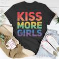 Kiss More Girls - Lesbian Lgbt Gay Homosexuality Unisex T-Shirt Unique Gifts