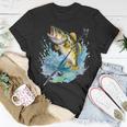 Large Mouth Bass Fish Funny Fishing Fisherman Men Boys Unisex T-Shirt Unique Gifts