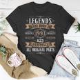 Legends Born In 1993 30Th Birthday 30 Years Old Bday Men Unisex T-Shirt Funny Gifts