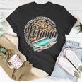 Leopard Pattern Mama Serape Print Cowgirl Rodeo Mommy Mom Unisex T-Shirt Unique Gifts
