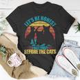 Lets Be Honest I Was Crazy Before The Cats Cat Lover Gift Gifts For Cat Lover Funny Gifts Unisex T-Shirt Unique Gifts
