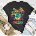 Lgbt Lesbian Gay Pride Swedish Vallhund Dog Unisex T-Shirt Unique Gifts