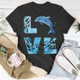 Love Bottlenose Dolphin Whale Sea Animals Marine Mammal T-Shirt Unique Gifts