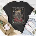 The Lovers Vintage Tarot Card Astrology Skull Horror Occult Astrology T-Shirt Unique Gifts
