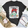 Lunch Lady Schools Out Summer Messy Bun Last Day Of School Unisex T-Shirt Unique Gifts