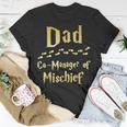 Magical Dad Manager Of Mischief Birthday Family Matching Unisex T-Shirt Funny Gifts