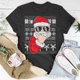 Mele Kalikimaka Ugly Sweater Christmas Santa Shaka Hawaii T-Shirt Unique Gifts