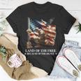 Memorial Day Land Of Free Because Of Brave Veterans American Unisex T-Shirt Unique Gifts