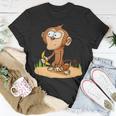 Monkey Grivet Rhesus Macaque Crab-Eating Macaque T-Shirt Unique Gifts