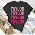 Name Taylor I Love Taylor T-Shirt Funny Gifts