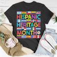 National Hispanic Heritage Month Mes De La Herencia Hispana T-Shirt Unique Gifts